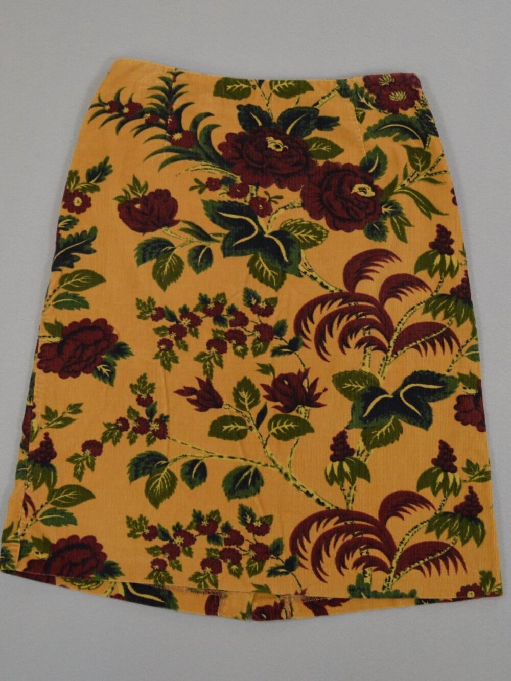🌼 Bagatelle Floral Pencil Skirt Size 4 Yellow Cottagecore Midi